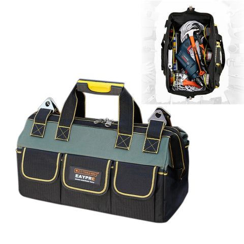 Multifonction en tessuto Oxford avec fond en tessuto per elettricista, custodia per cintura, instruments per la manutenzione, borsa a tracolla, comoda borsa per attrezzi, dimensions : 16 pouces, taille : 16 pouces