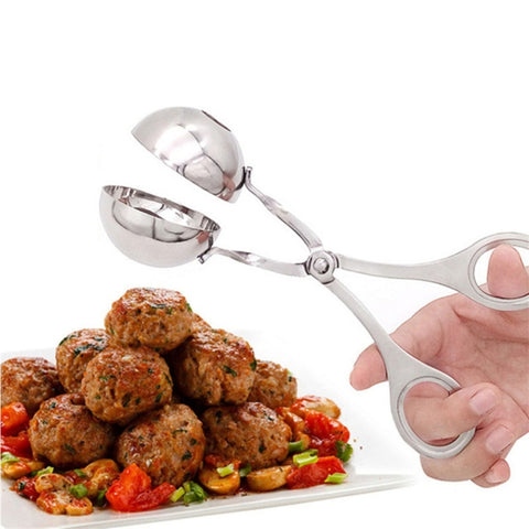 Clip pour polpette ripiene per polpette in acciaio inossidabile Creatore di polpette di riso con carne di pesce fai da te, Acier inoxydable