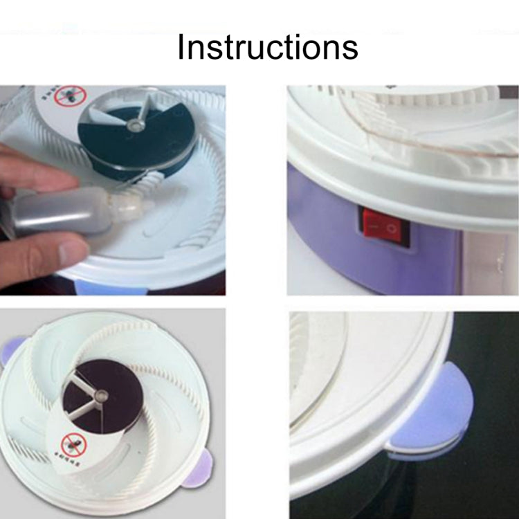 cacciatore-di-mosche-elettronico-automatico-protezione-ambientale-che-uccide-le-mosche-automatic-fly-hunter-white - immagine 5