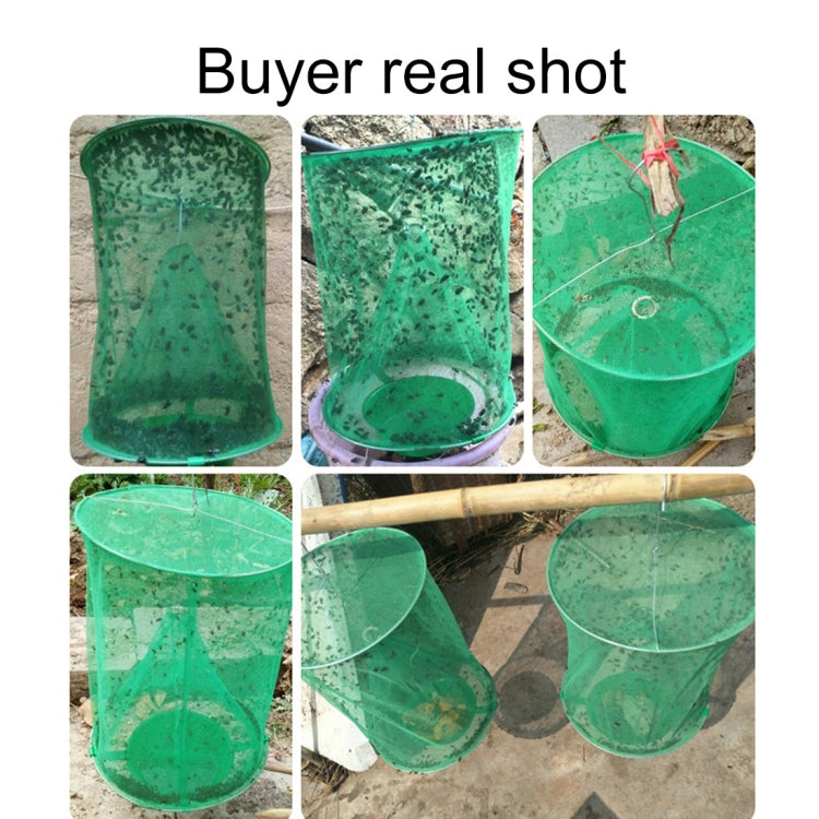 cacciatore-di-mosche-automatico-sospeso-pieghevole-da-3-pezzi-gabbia-per-mosche-indotta-fly-cage - immagine 6