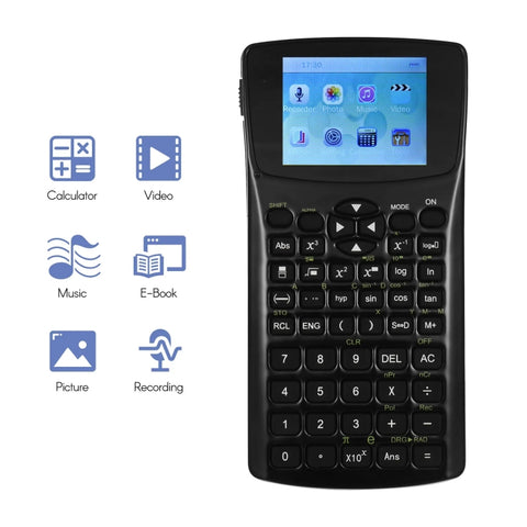 Calcolatrice portatile multifunzione 2,4 pollici con registrazione