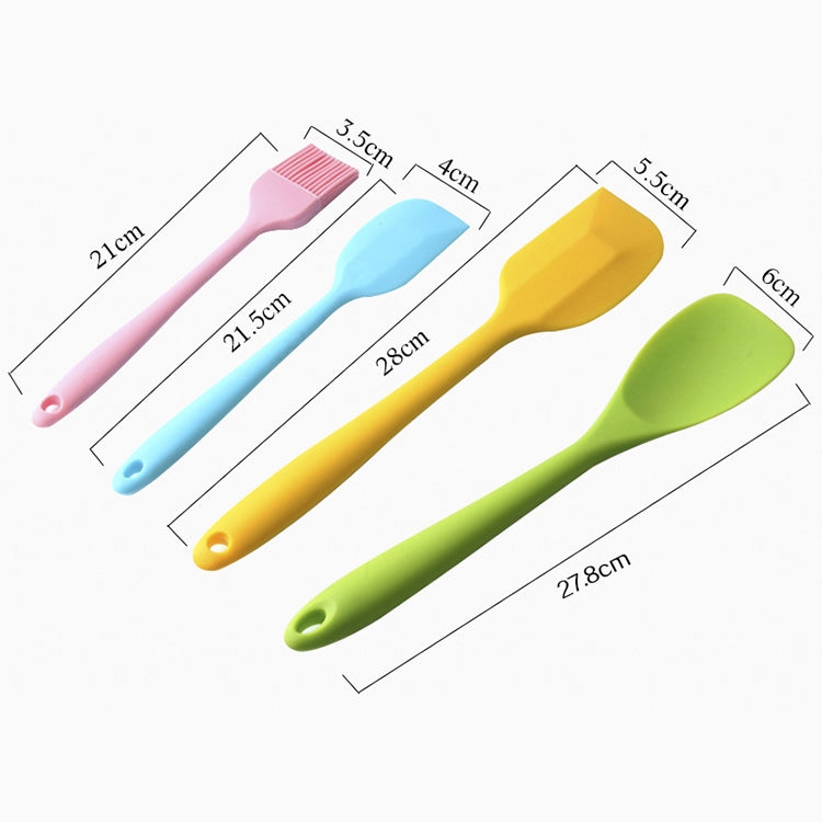 Set di Utensili da Cucina in Silicone Colorato 10 in 1 - Modello KN607