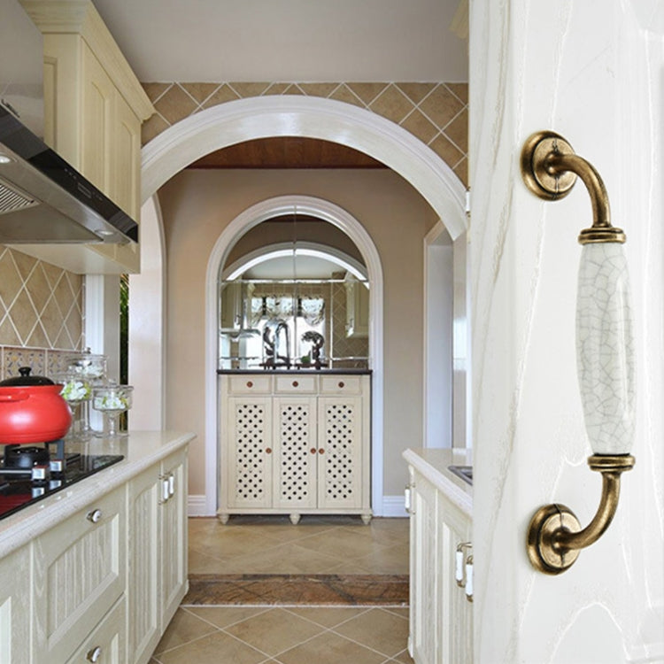 5025_128 Passo maniglia per armadio in ceramica Crack: 128 mm, 5025_128 - Novalix Store