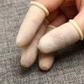 Durable Antistatic Latex Protective Gloves - 100 Pack Size L