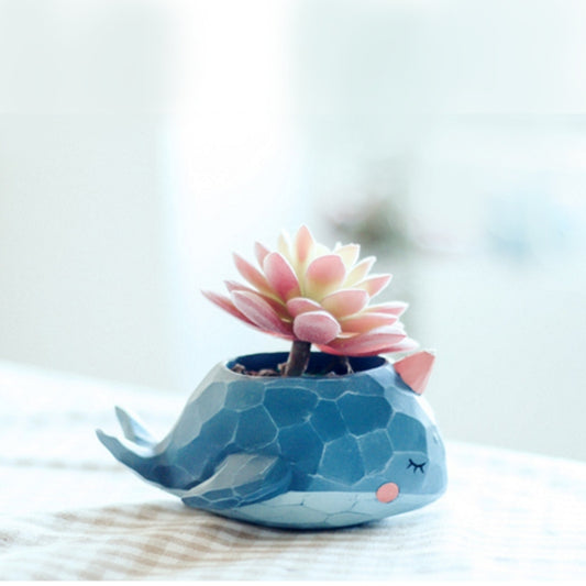 bella-casa-giardino-ufficio-resina-animale-cartone-animato-a-forma-di-balena-pianta-vaso-di-fiori-decorazione-animale-vasi-da-fiori-fioriera-whale - immagine 1