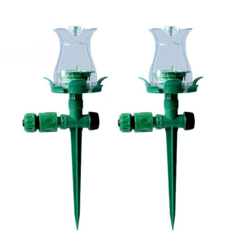 Arroseur pour arrosage à l'ouverture du jardin avec irrigateur automatique pour irrigateur pour pelouse lumineuse à LED par cour, arroseur de pelouse à LED