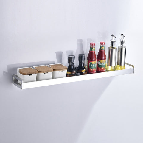 Portaoggetti pour condiments de pare-chocs multifonction pour cuisine de 80 cm, 80 cm (argent)