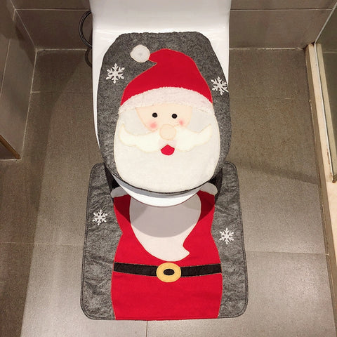 Set de toilette avec décorations de naissance 2 en 1, élan, bonhomme de neige