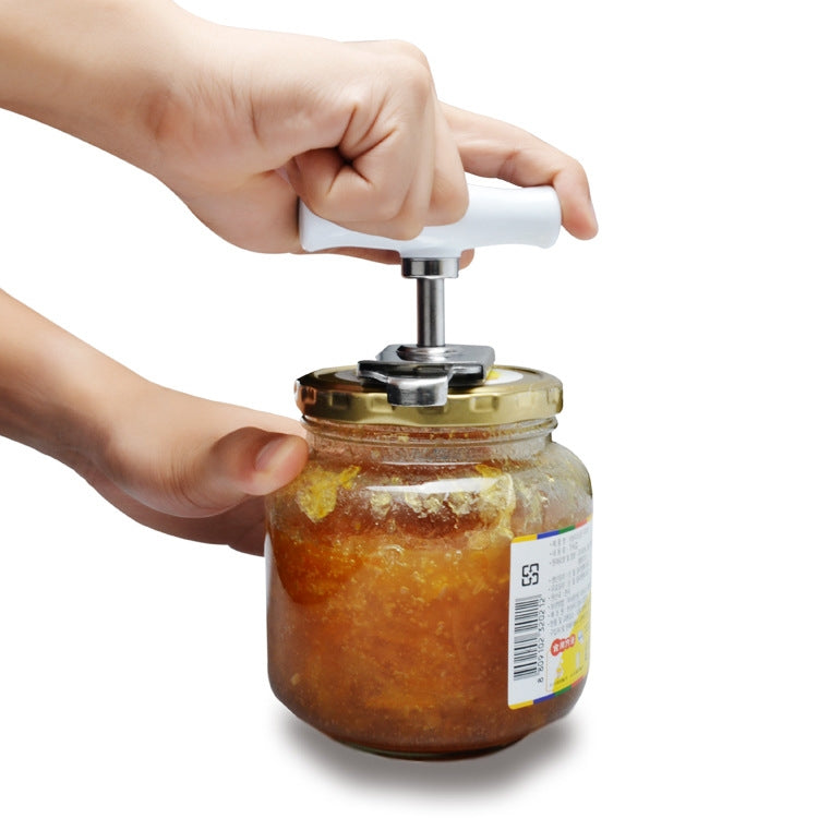 Effortless Stainless Steel Can Opener for Easy Kitchen Use