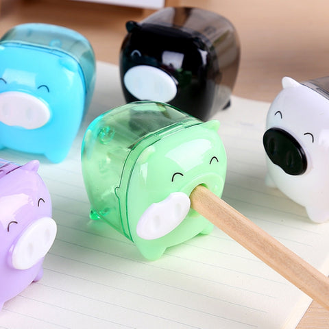 Temperamatite manuale Deli Mini Pig adatto ai bambini a casa e in ufficio, consegna casuale a colori, 0557