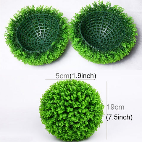 Palla di Eucalipto Artificiale Verde per Decorazioni di Matrimonio e