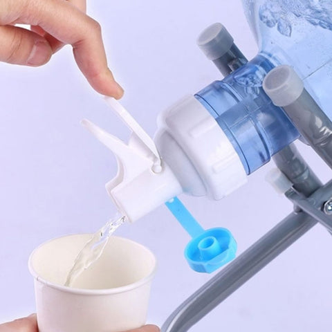 Valvola erogatrice per rubinetto per bottiglia d'acqua in PP per bottiglia con corona da 55 mm con coperchio antipolvere, Valve de distribution de robinet