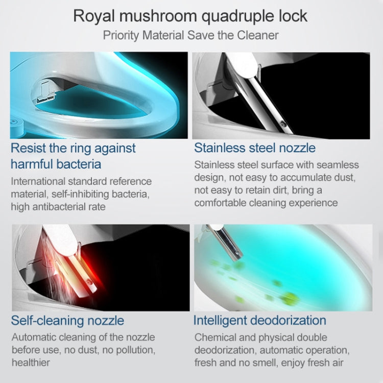 Smart Toilet Cleaner Cover with Heating and Automatic Flush