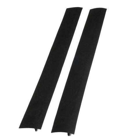 Striscia di tenuta nera antipolvere per cucina a fessura per stufa a gas, antivegetativa, dimensioni: 53,5 * 5 * 1 cm, 53.5cm(Black)