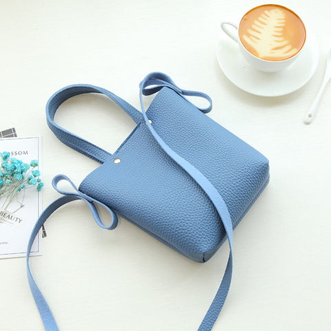 Sac pour téléphone cellulaire à sac carré à une seule pièce pour le temps libre en PU mini mode, dimensions: 13 * 4,5 * 16,5 cm