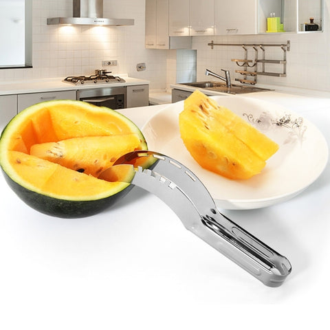 Taglierina creativa in acciaio inossidabile per frutta anguria e melone, Watermelon  Cutter
