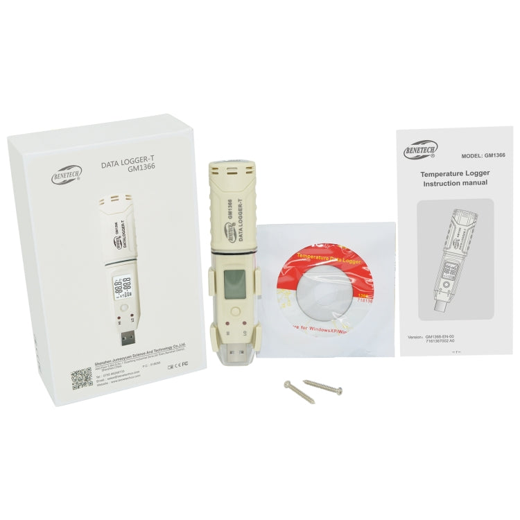 USB Digital Temperature Recorder with Alarm - BENETECH