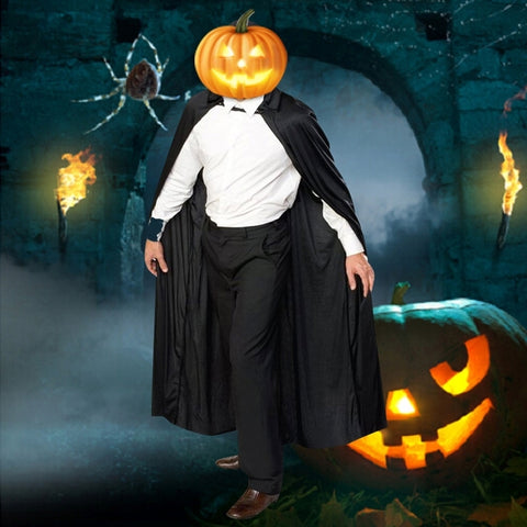 Mantello per adulti Halloween Mantello da diavolo Costume Festival Party Fancy Robe Scille Costumi con cappuccio per donna Uomo, Halloween Devil Cloak