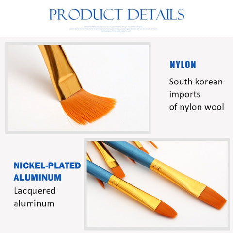 Forniture artistiche per pittura con pennello in polvere per acquerello., Watercolor Powder Paint Brush