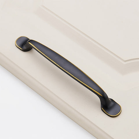 Maniglia per Cassettiera in Ottone Nero Stile Americano - Modello