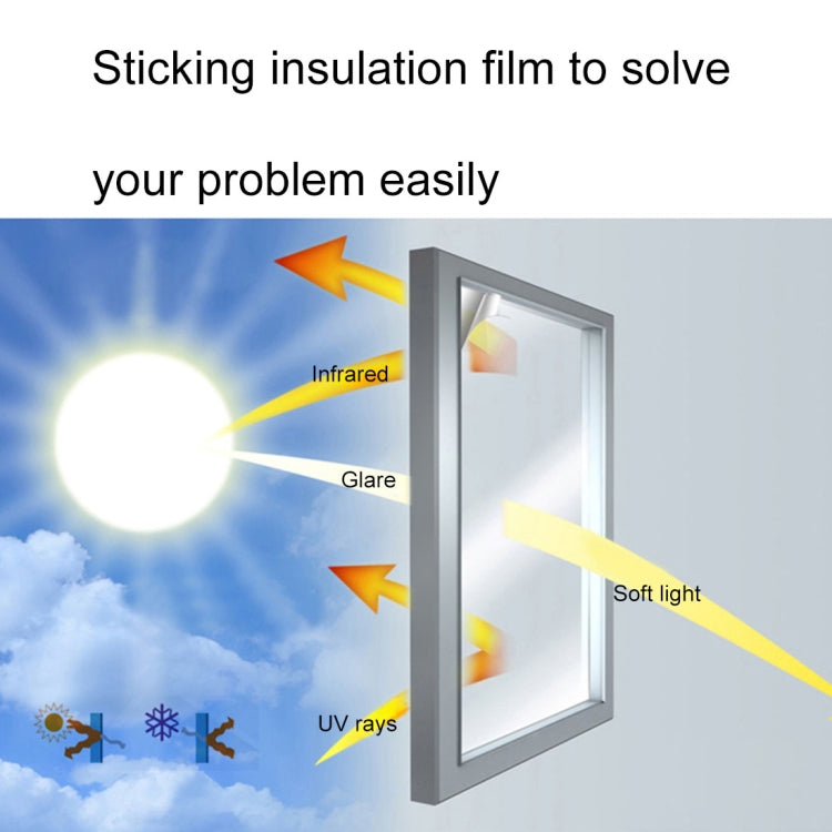 Pellicola adesiva per finestre in vetro con decorazione unidirezionale riflettente UV, larghezza: 70 cm, Width: 70cm