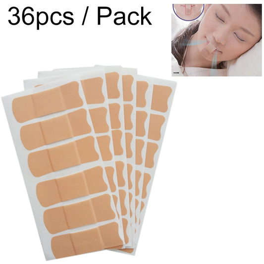 confezione-da-36-pezzi-di-adesivi-anti-russamento-per-naso-e-labbra-sani-e-naturali-in-materiale-di-poliestere - immagine 1