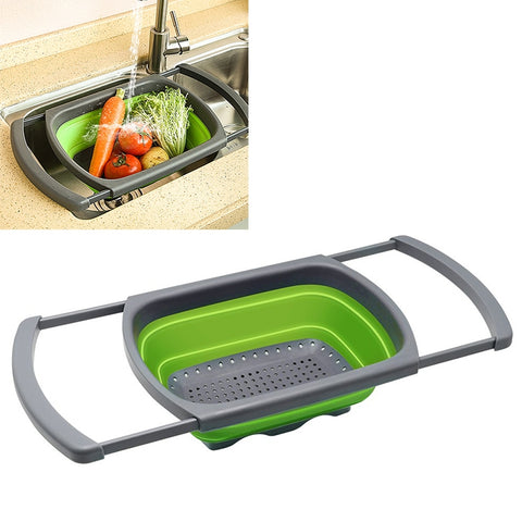 kn003 Filtre pour le lavage du filtre à eau rétractable pour fruits et légumes à usage domestique, vert, rouge