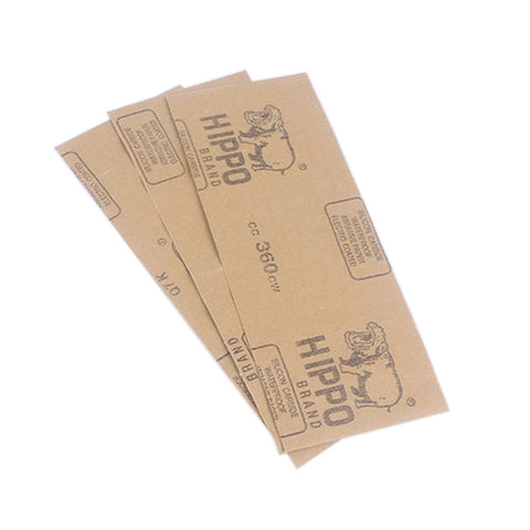 Set di 100 fogli di carta vetrata 800, 23 x 9 cm, per lucidatura a
