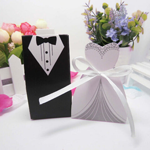 Zuccheriera per matrimonio europeo da 100 pezzi per la sposa e lo sposo, Sugar Box