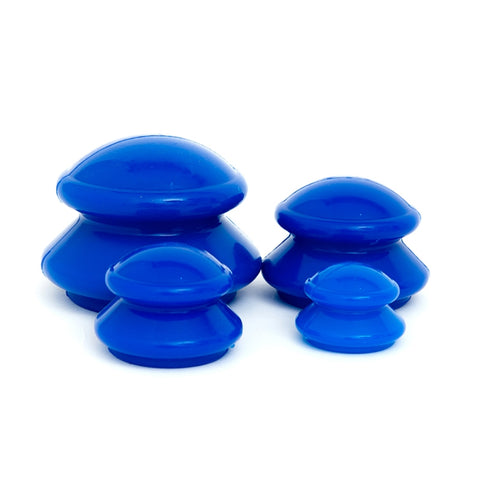 4 tazze / set Coppettazione per massaggio del corpo per assistenza sanitaria Coppette in silicone anticellulite per terapia - Novalix Store