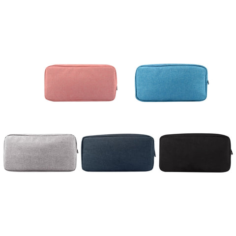 Semplice custodia da viaggio multifunzionale per dispositivi digitali per telefoni, power bank, disco U, auricolari, cavo dati ecc., dimensioni ridotte: 16 * 11 * 5 cm, Size: 16*11*5cm Black, Size: 16*11*5cm Pink, Size: 16*11*5cm Grey