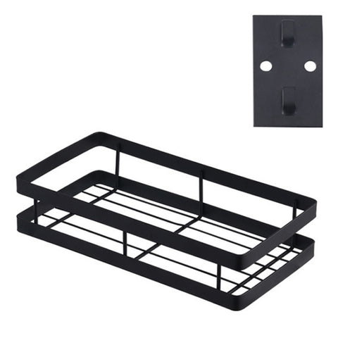 Scaffale per condimenti per montaggio a parete senza punzonatura da cucina da 25 cm, 25cm