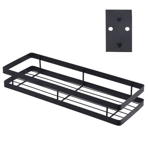 Scaffale per condimenti per montaggio a parete senza punzonatura da cucina da 40 cm, 40cm