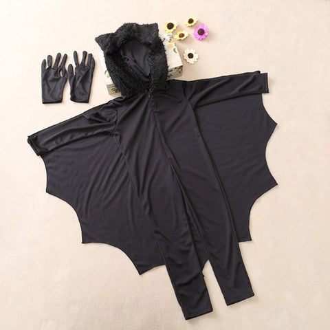 Costume di Halloween Tuta per bambini Stile pipistrello Costumi cosplay Taglia tuta: M, Altezza consigliata: 115-130 cm, Taille: M Enfants