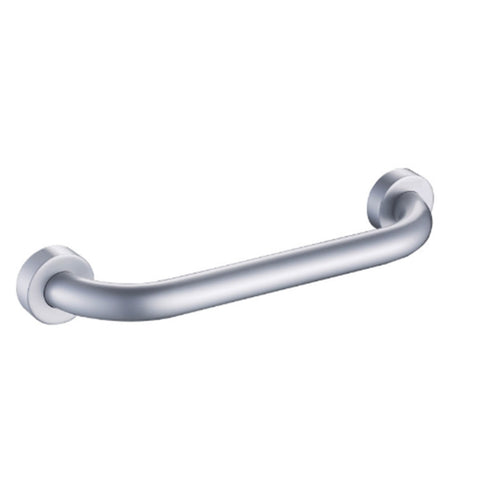 Bracciolo da bagno in alluminio Space da 40 cm, senza barriere e sicuro, 40cm