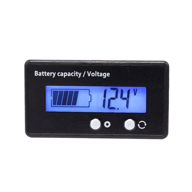 H6133 12V-84V Lead-acid Battery Voltage Tester Percentage Voltmeter Gauge Lithium Battery Status Monitor, 12V-84V Blue Light, 12V-84V Green Light       ...