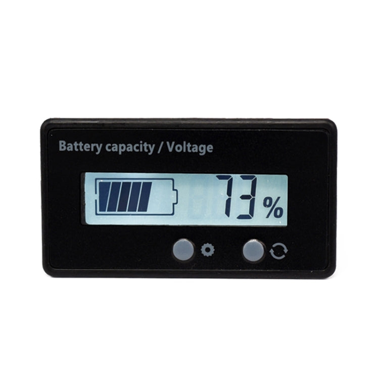 H6133 12V-84V Lead-acid Battery Voltage Tester Percentage Voltmeter Gauge Lithium Battery Status Monitor, 12V-84V Blue Light, 12V-84V Green Light       ...