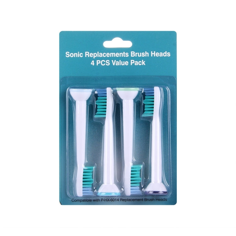 4 testine di ricambio per spazzolino elettrico Philips Sonicare P-HX-6014 - Novalix Store