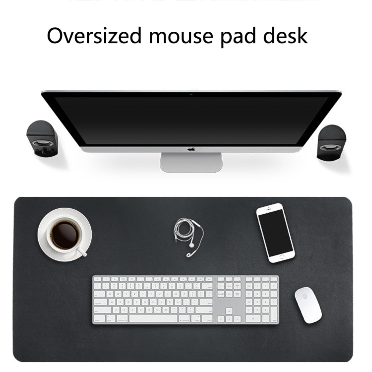 Dual-Sided PU Leather Mouse Pad for Office & School Use