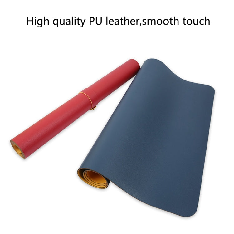 Dual-Sided PU Leather Mouse Pad for Office & School Use