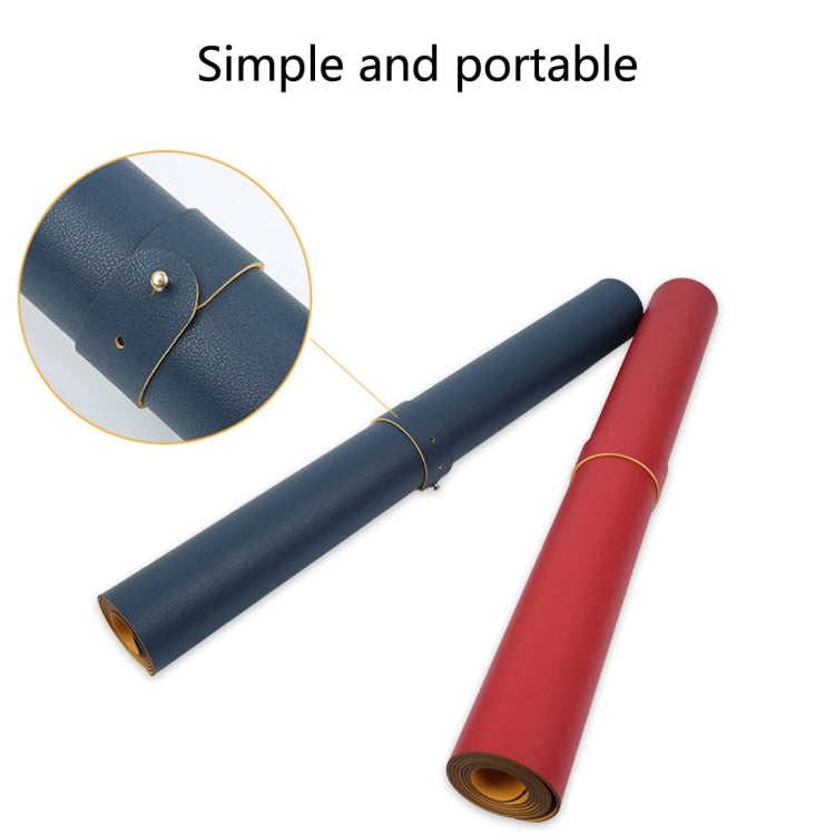 Dual-Sided PU Leather Mouse Pad for Office & School Use