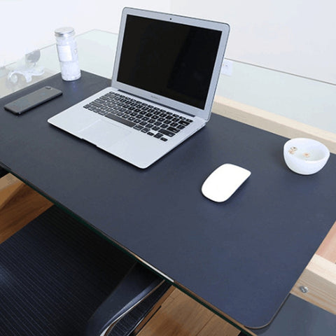 Tappetino per mouse multifunzione in pelle PU a doppia faccia, tappetino per tastiera, tappetino da tavolo, tappetino da scrivania per computer, dimensioni: 80 x 40 cm