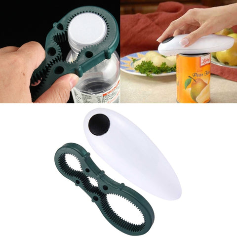 Apribottiglie e Apriscatole Elettrico Automatico - Set da 2 Pezzi