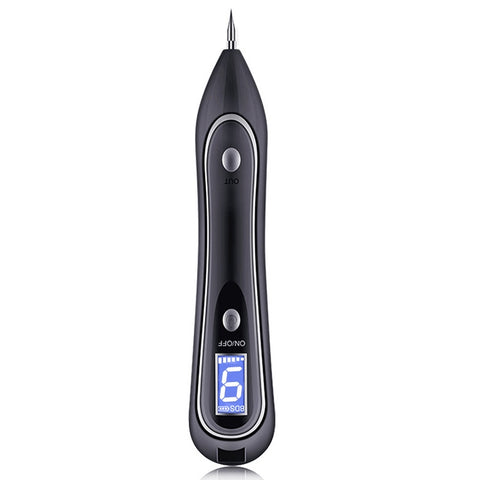 SONGSUN X2 Macchina portatile professionale per la rimozione delle lentiggini dei tatuaggi delle macchie della pelle Rimozione dei punti talpa Penna laser per la cura della bellezza al plasma con schermo LCD e regolazione a 9 marce