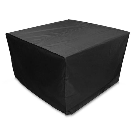 Copertura protettiva per sedie da tavolo pieghevoli in tessuto Oxford 210D antipolvere impermeabile anti-UV Copertura protettiva per mobili da esterno, dimensioni: 123 * 123 * 74 cm (nero), Size: 123*123*74cm