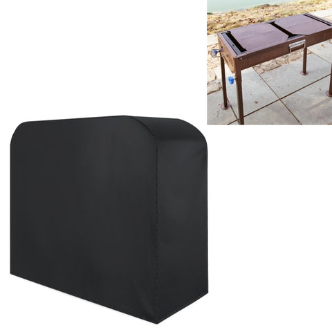 Copertura protettiva per barbecue pieghevole in tessuto Oxford 210D anti-UV, impermeabile, antipolvere, copertura per griglia per barbecue elettrica a gas, carbone, dimensioni: 170*61*117 cm(Nero), Size: 170*61*117cm