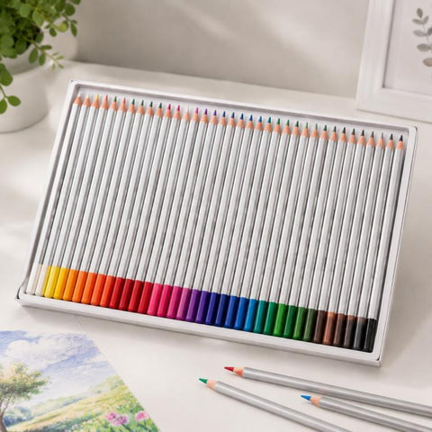 Libri da colorare professionali per schizzi d'arte che disegnano colori vivaci Set di matite colorate in legno a 48 colori, 48-color