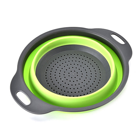 Cestino di scarico pieghevole creativo per frutta e verdura, cestello portaoggetti, L, dimensions: 29,5*23,5*10 cm, Taille: L