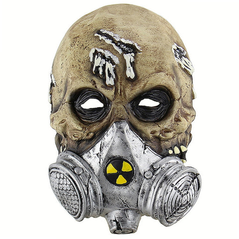 Halloween Festival fête treillis Maschera antigas biochimica Scheletro Maschera spaventata Copricapo, gaz biochimique