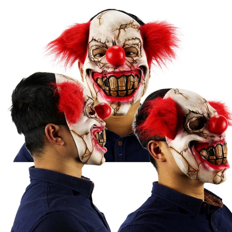 Bald Clown Mask for Halloween Festival and Party Fun